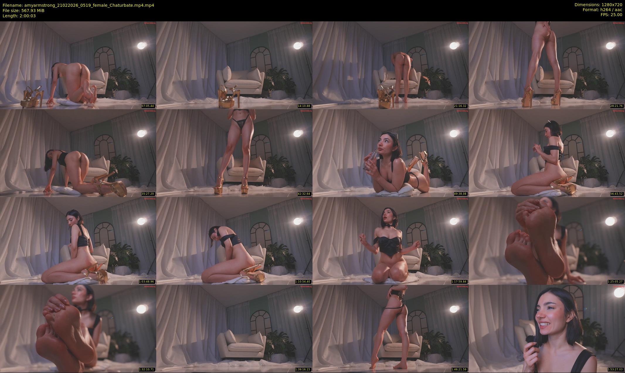amyarmstrong — 121 minute Chaturbate female cam show recording, 720p, Feb 21, 2026