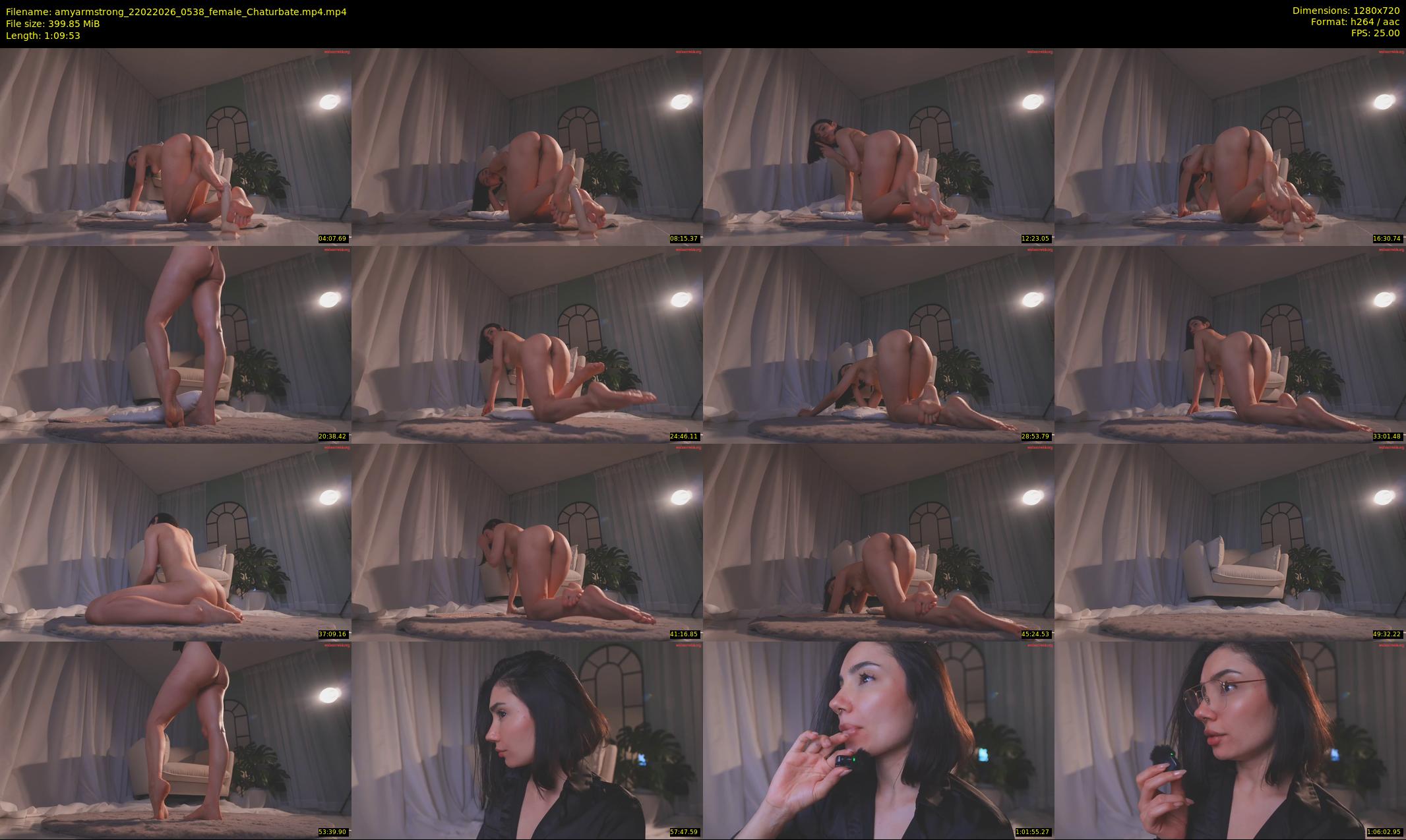 amyarmstrong — 70 minute Chaturbate female cam show recording, 720p, Feb 22, 2026