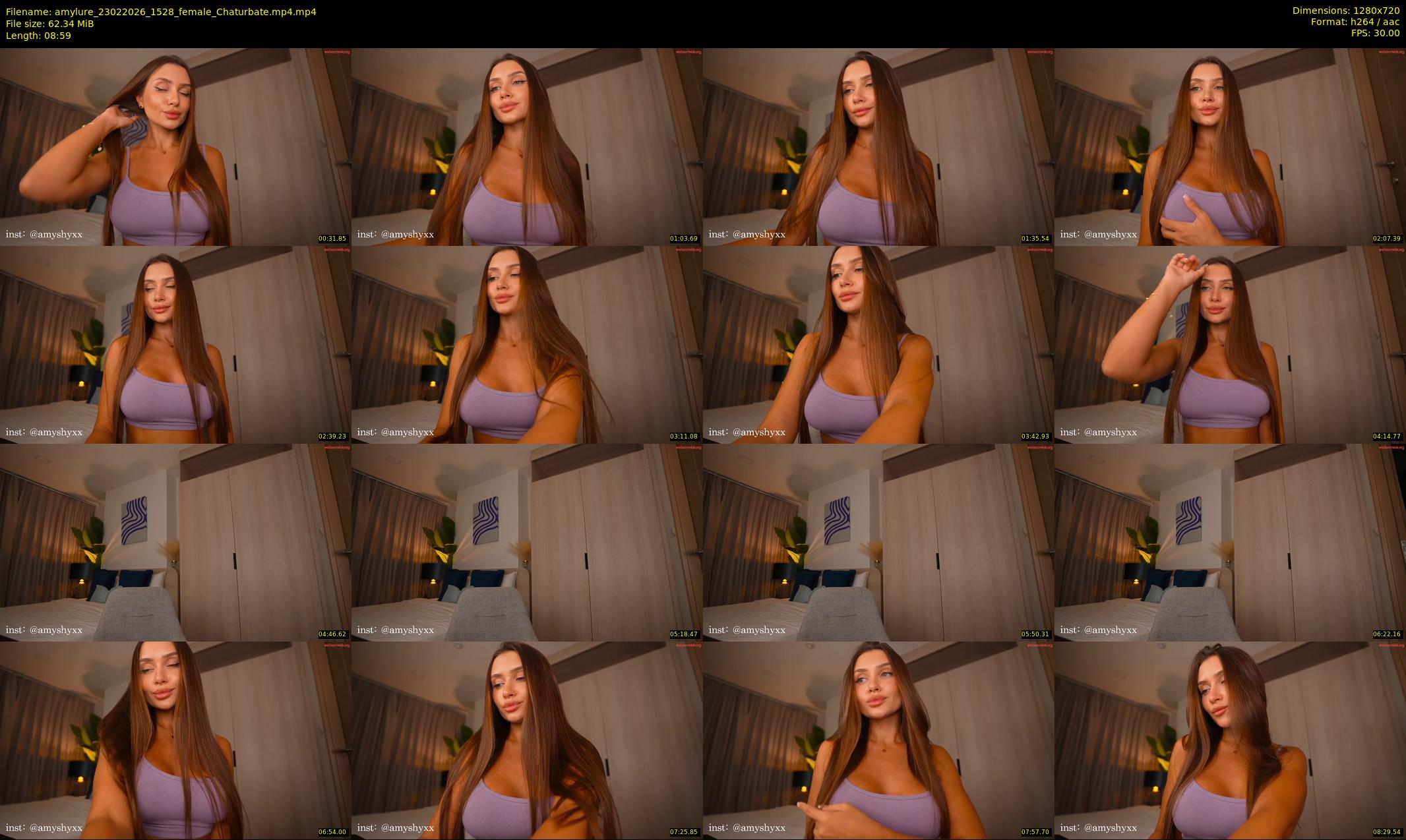 amylure — 9 minute Chaturbate female cam show recording, 720p, Feb 23, 2026