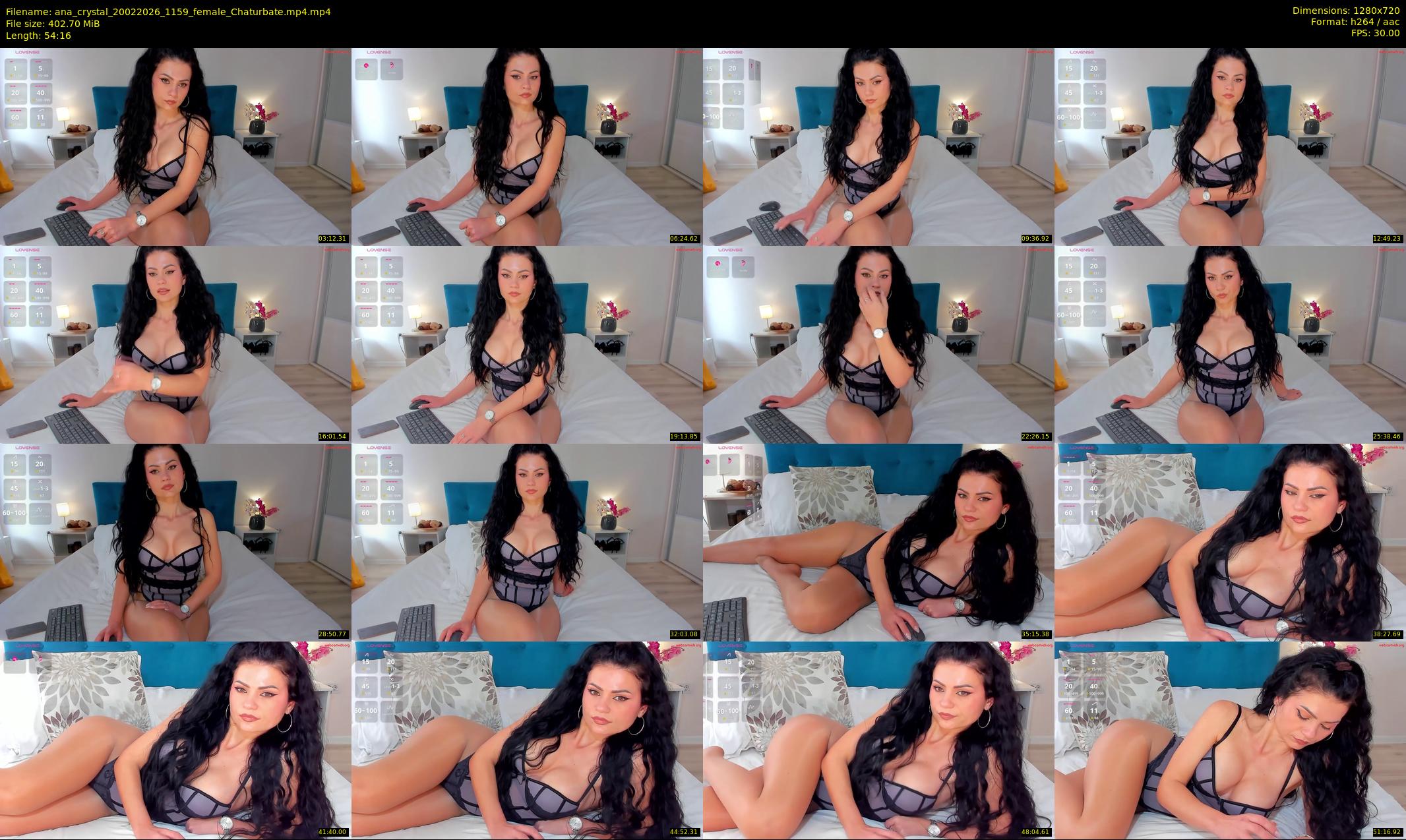 ana_crystal — 55 minute Chaturbate female cam show recording, 720p, Feb 20, 2026