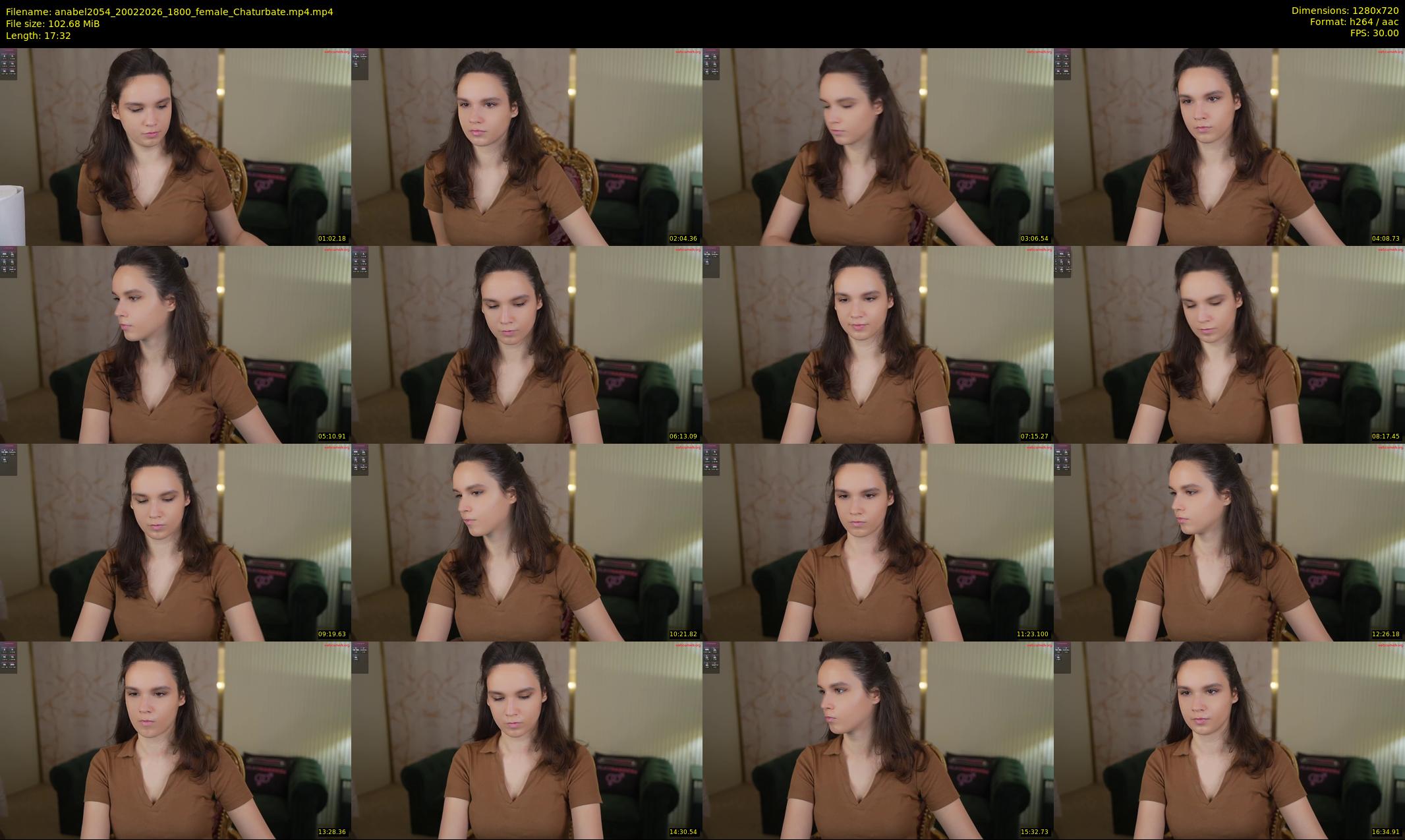 anabel2054 — 18 minute Chaturbate female cam show recording, 720p, Feb 20, 2026