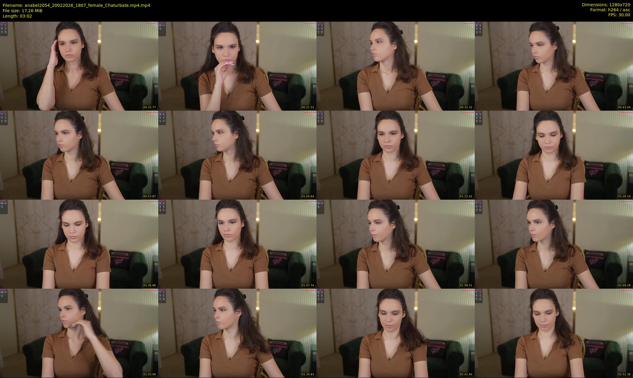 anabel2054 — 4 minute Chaturbate female cam show recording, 720p, Feb 20, 2026