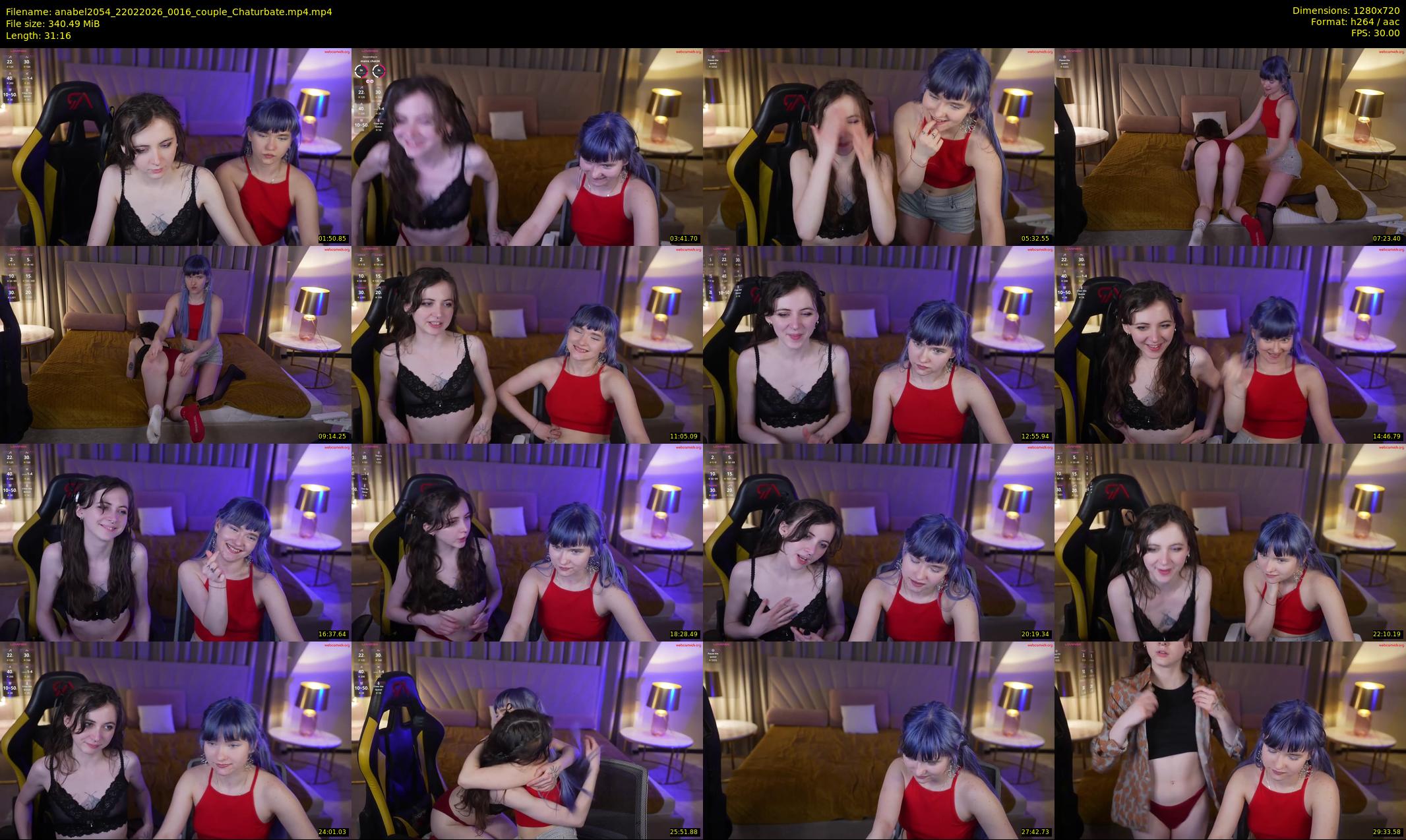 anabel2054 — 32 minute Chaturbate female cam show recording, 720p, Feb 22, 2026