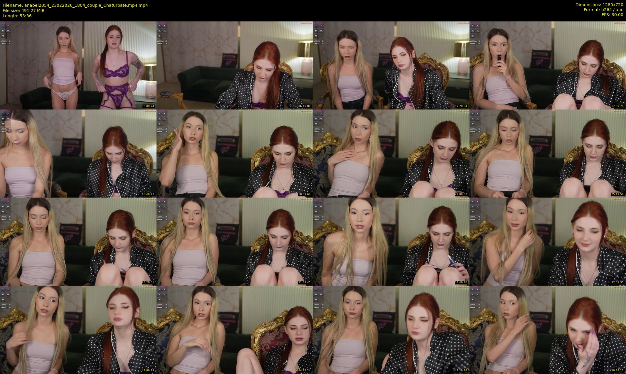 anabel2054 — 54 minute Chaturbate female cam show recording, 720p, Feb 23, 2026