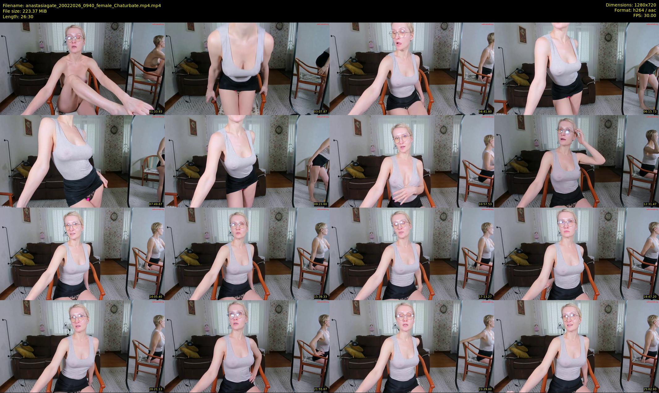 anastasiagate — 27 minute Chaturbate female cam show recording, 720p, Feb 20, 2026