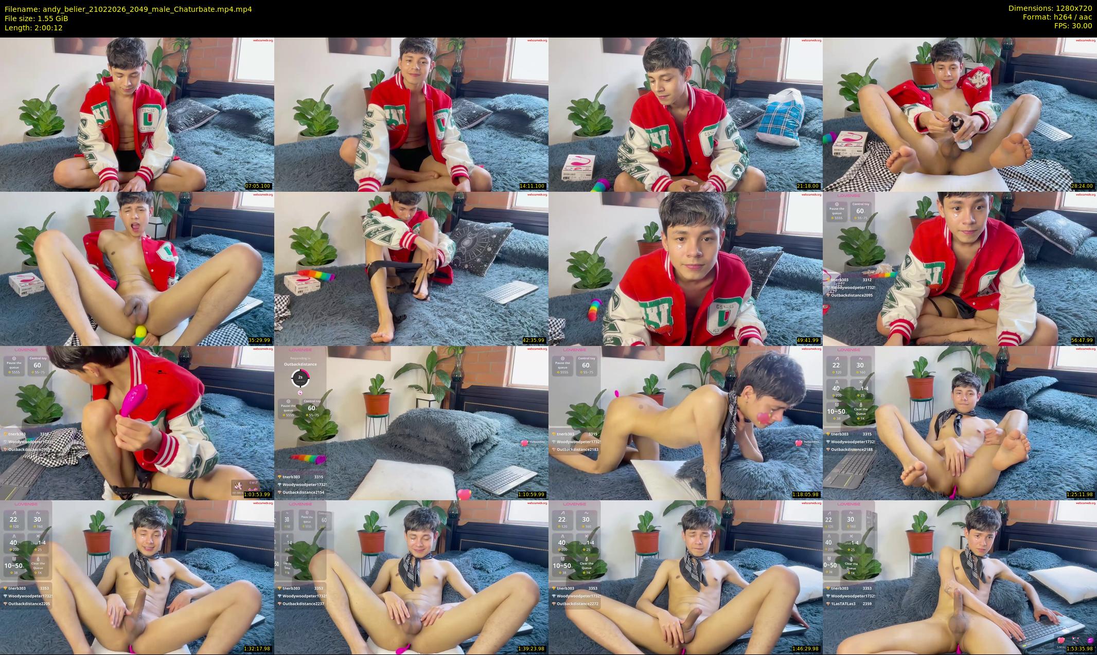 andy_belier — 121 minute Chaturbate male cam show recording, 720p, Feb 21, 2026