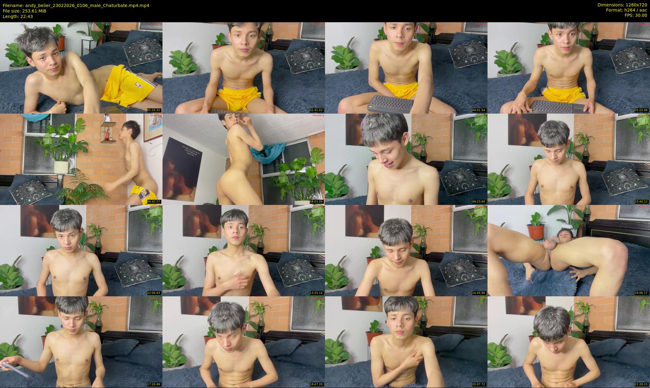 andy_belier — 23 minute Chaturbate male cam show recording, 720p, Feb 23, 2026