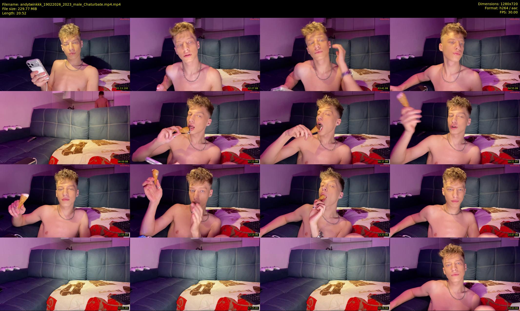 andytwinkkk — 21 minute Chaturbate male cam show recording, 720p, Feb 19, 2026