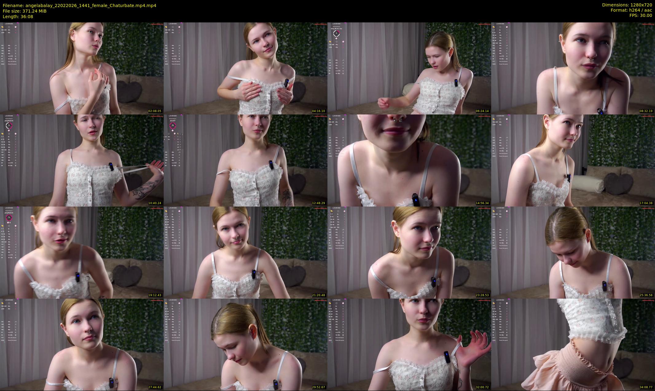 angelabalay — 37 minute Chaturbate female cam show recording, 720p, Feb 22, 2026
