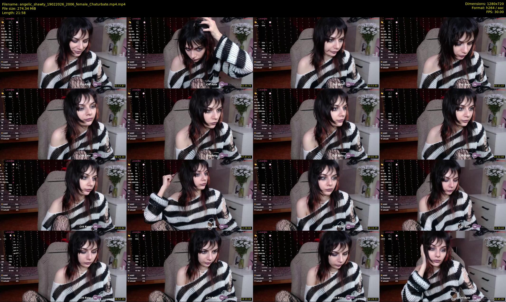 angelic_shawty — 22 minute Chaturbate female cam show recording, 720p, Feb 19, 2026