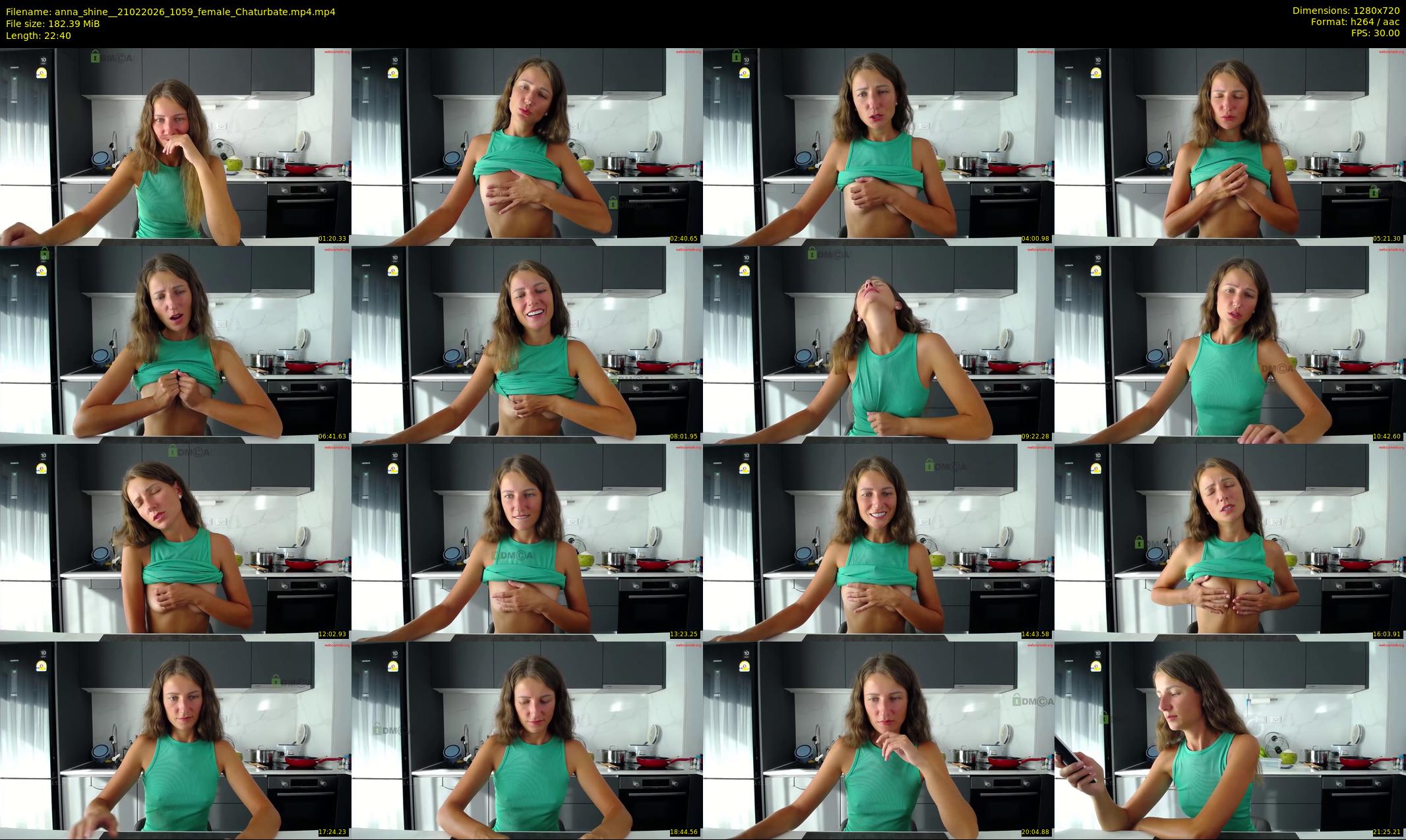 anna_shine_ — 23 minute Chaturbate female cam show recording, 720p, Feb 21, 2026