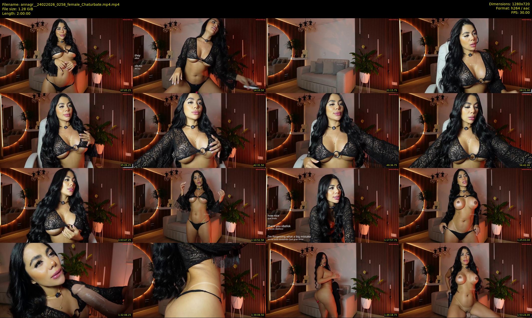 annagr_ — 120 minute Chaturbate female cam show recording, 720p, Feb 24, 2026