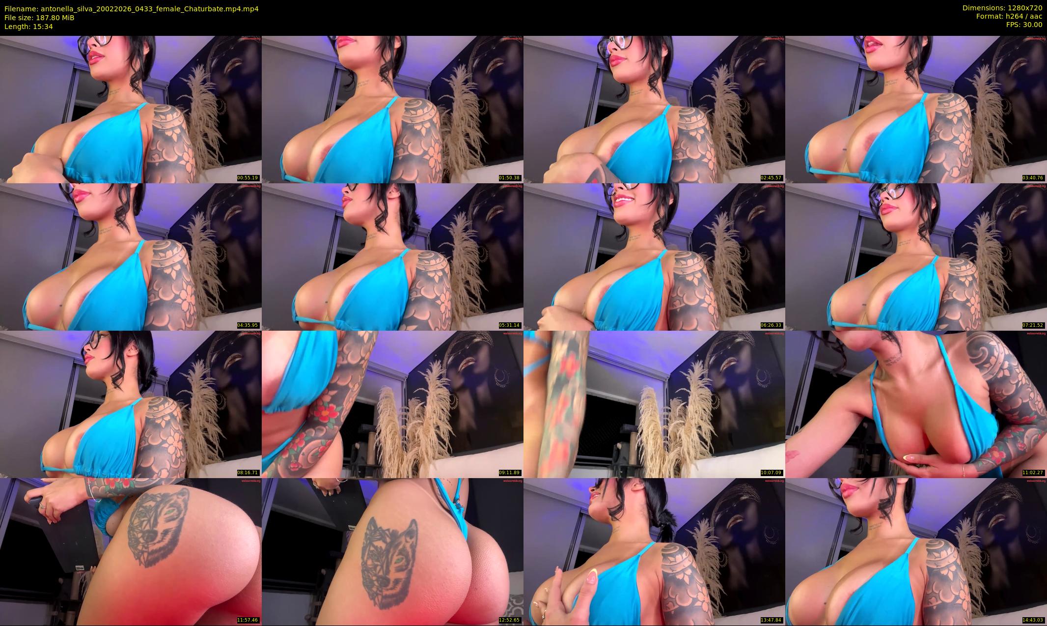 antonella_silva — 16 minute Chaturbate female cam show recording, 720p, Feb 20, 2026