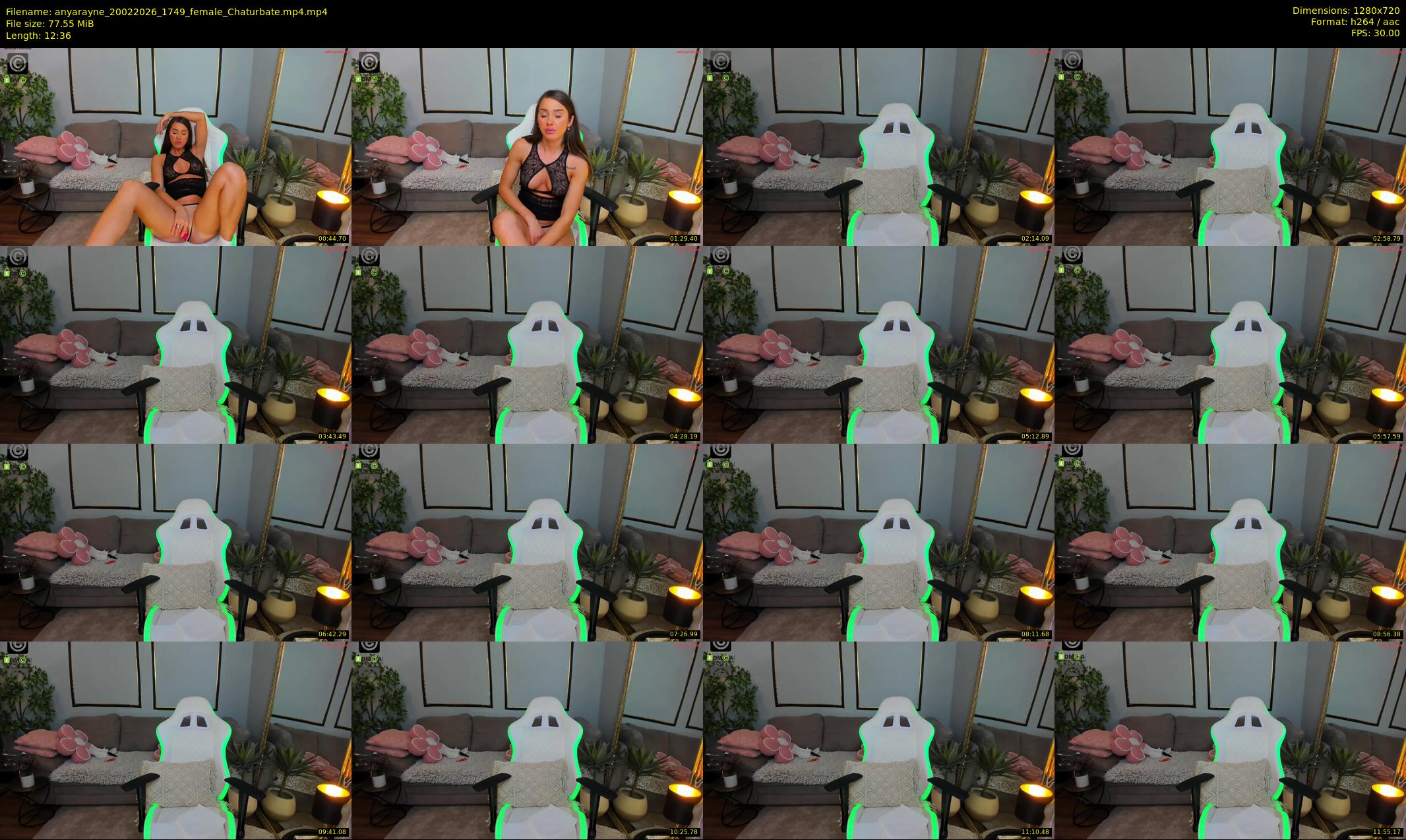 anyarayne — 13 minute Chaturbate female cam show recording, 720p, Feb 20, 2026