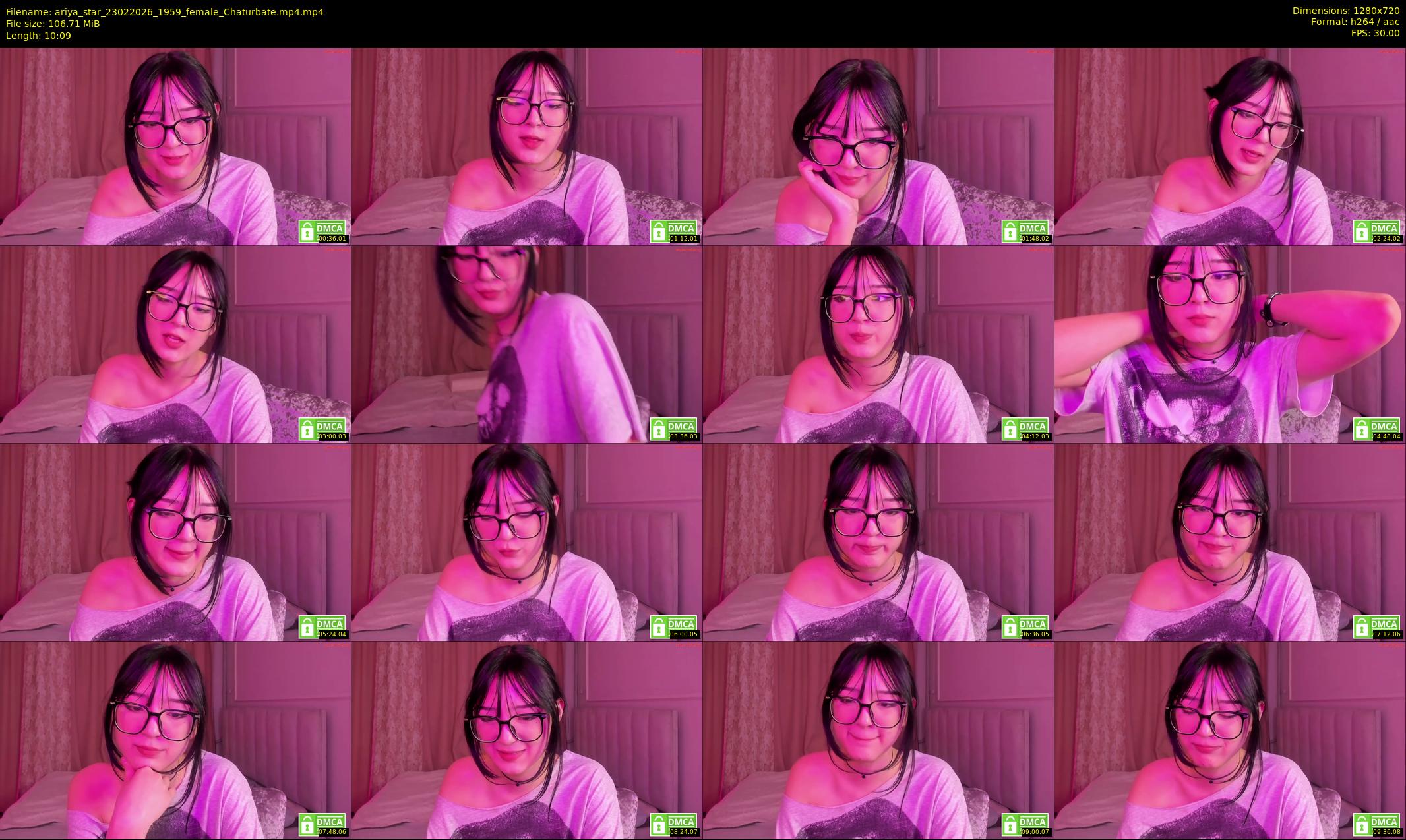 ariya_star — 11 minute Chaturbate female cam show recording, 720p, Feb 23, 2026