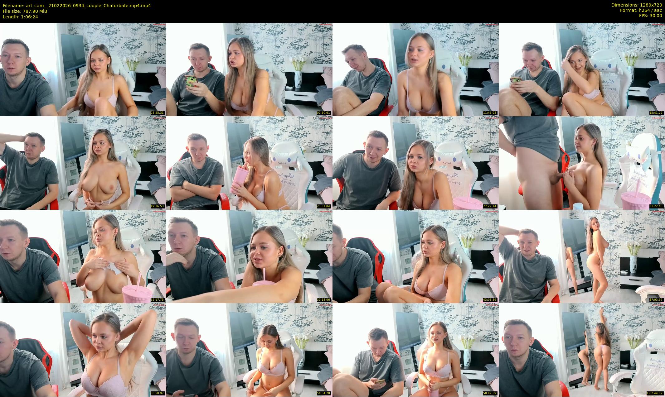 art_cam_ — 67 minute Chaturbate couple cam show recording, 720p, Feb 21, 2026