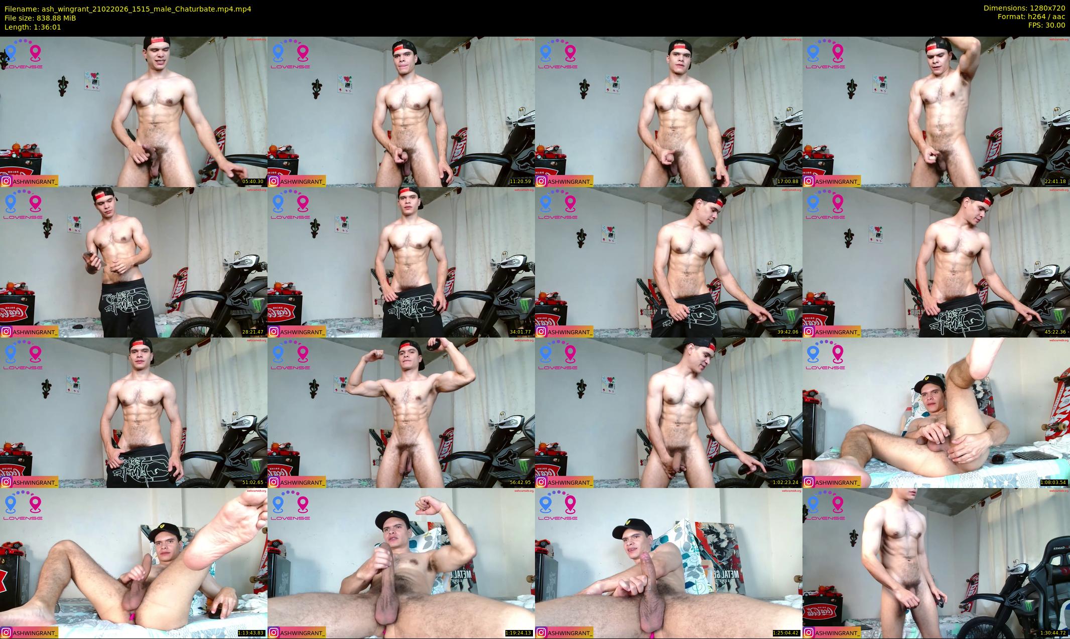 ash_wingrant — 97 minute Chaturbate male cam show recording, 720p, Feb 21, 2026