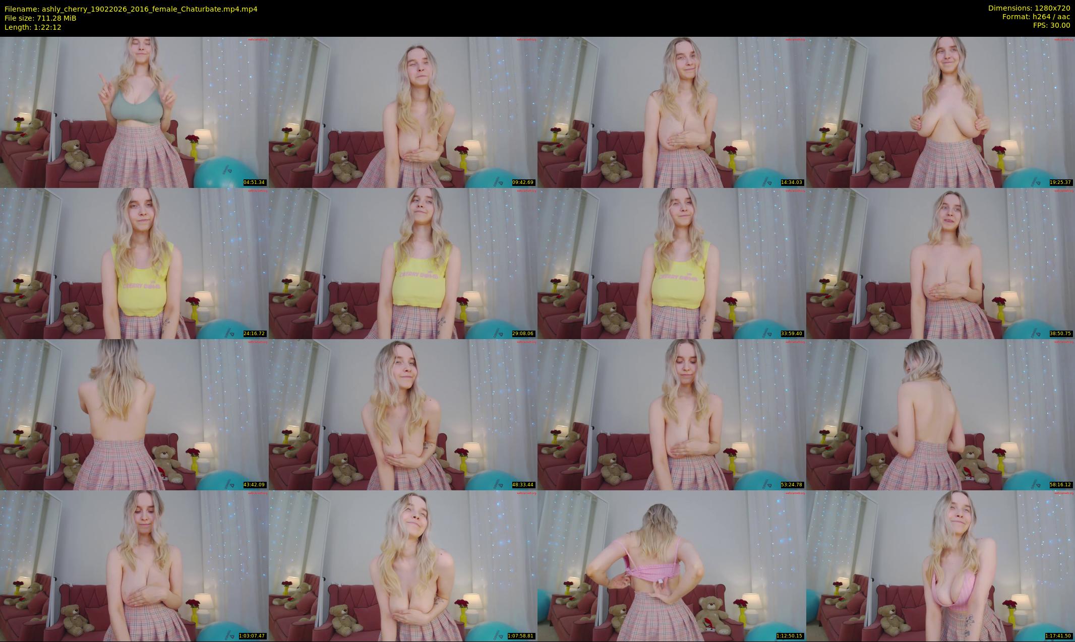 ashly_cherry — 83 minute Chaturbate female cam show recording, 720p, Feb 19, 2026