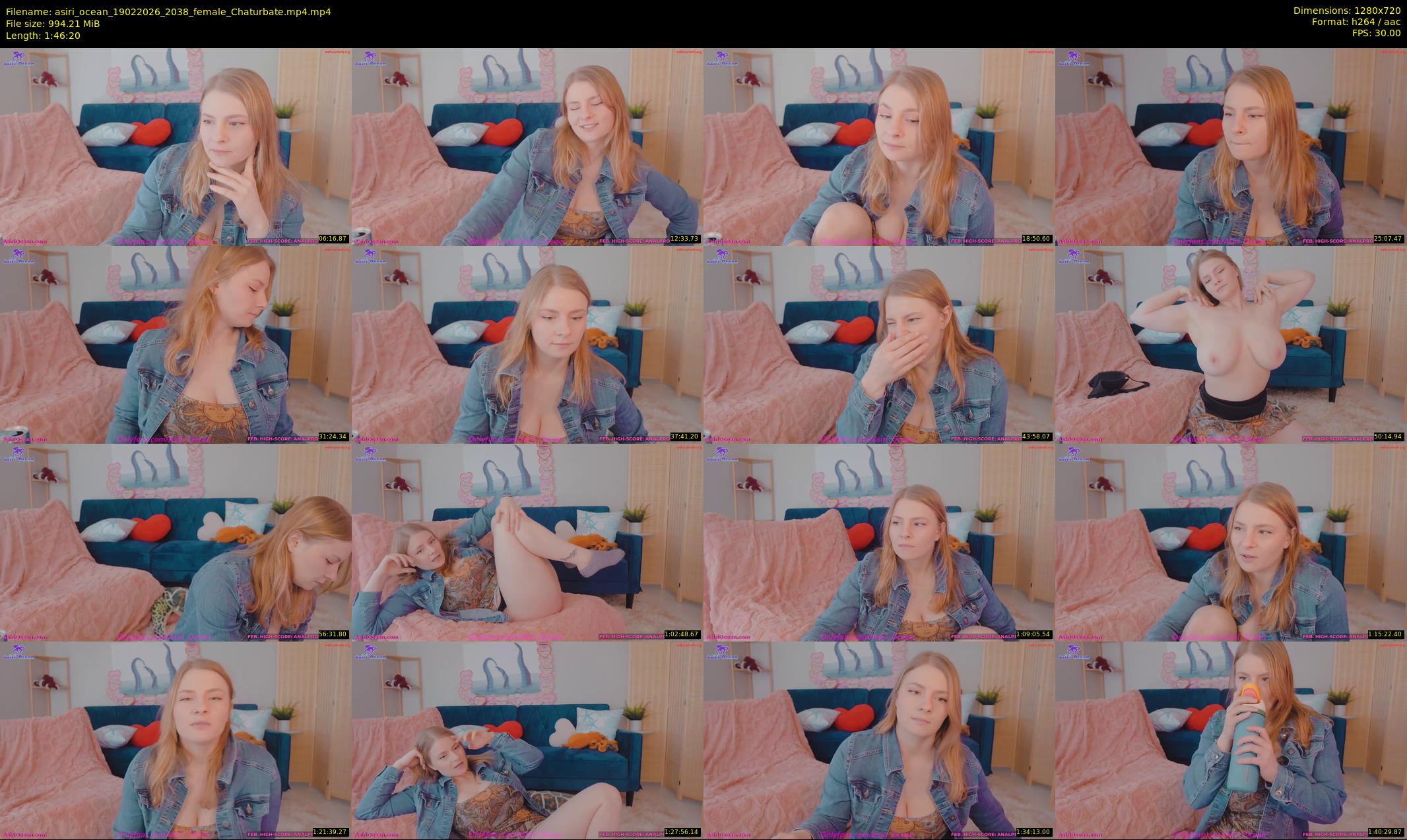 asiri_ocean — 107 minute Chaturbate female cam show recording, 720p, Feb 19, 2026