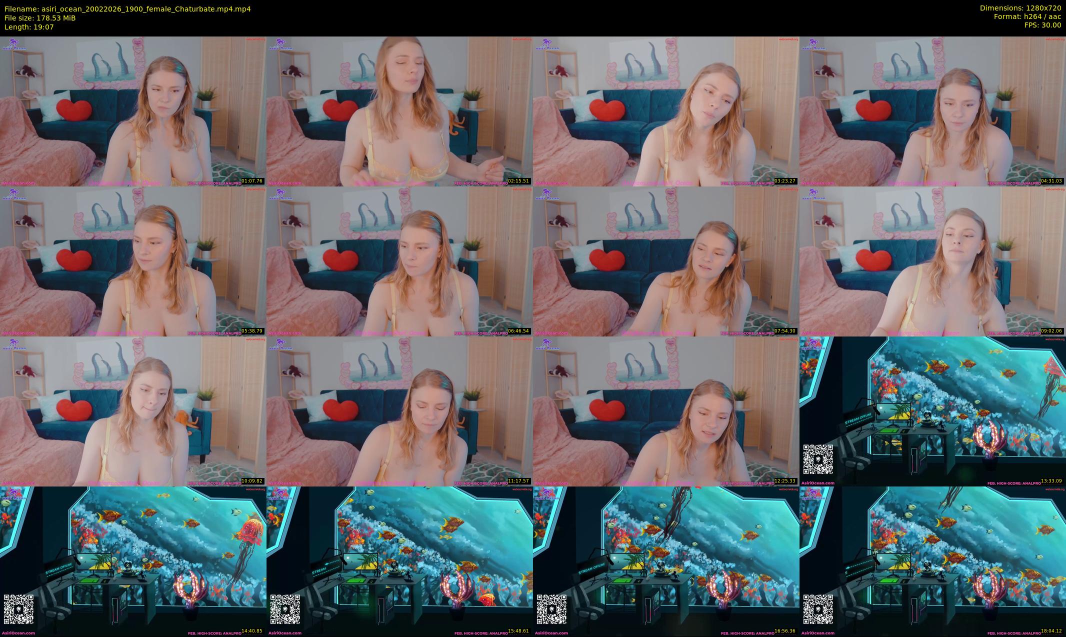asiri_ocean — 20 minute Chaturbate female cam show recording, 720p, Feb 20, 2026