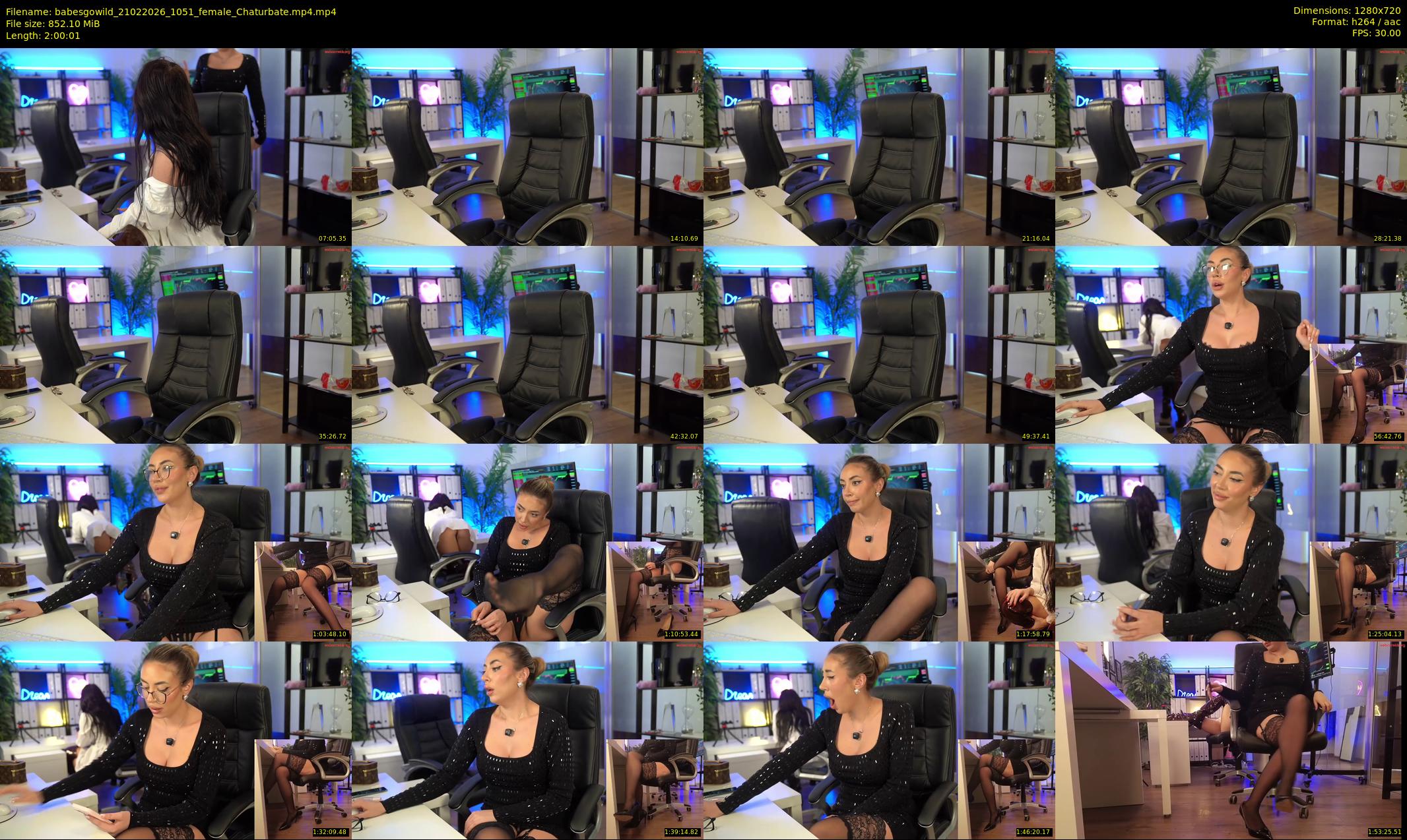 babesgowild — 121 minute Chaturbate couple cam show recording, 720p, Feb 21, 2026