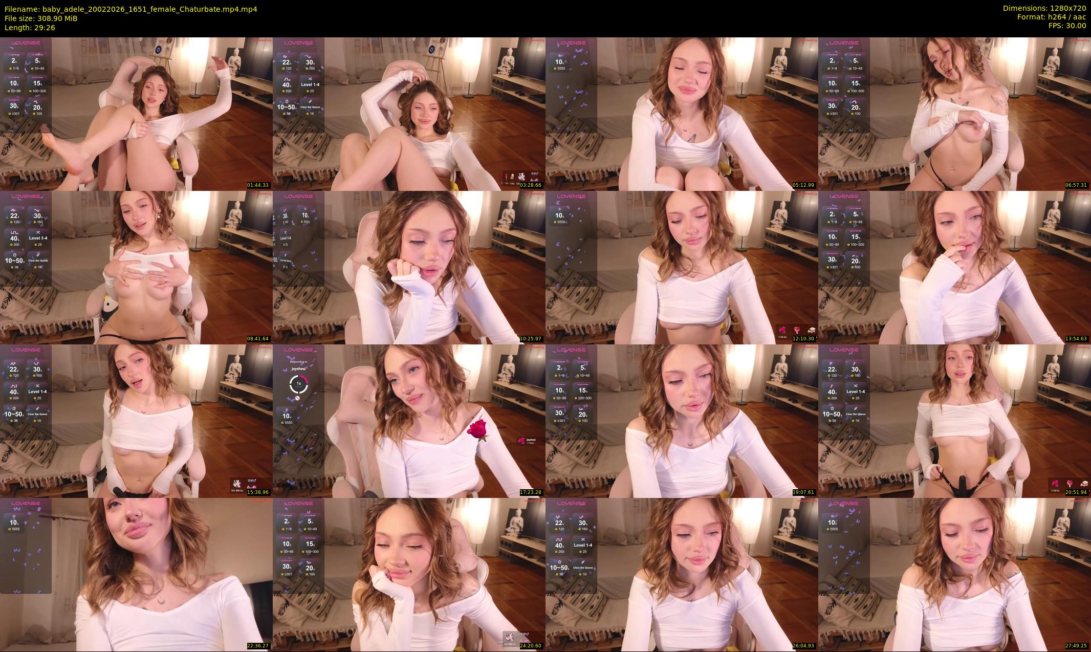 baby_adele — 30 minute Chaturbate female cam show recording, 720p, Feb 20, 2026