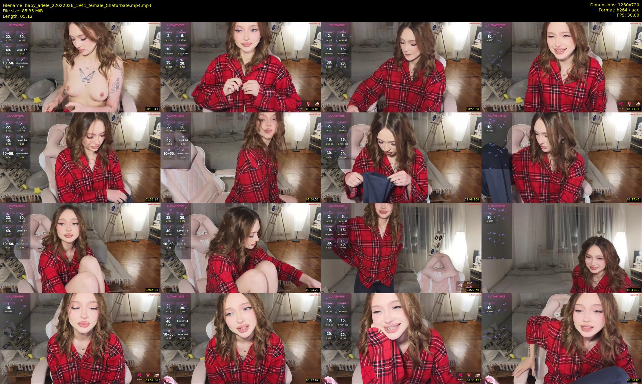 baby_adele — 6 minute Chaturbate female cam show recording, 720p, Feb 22, 2026