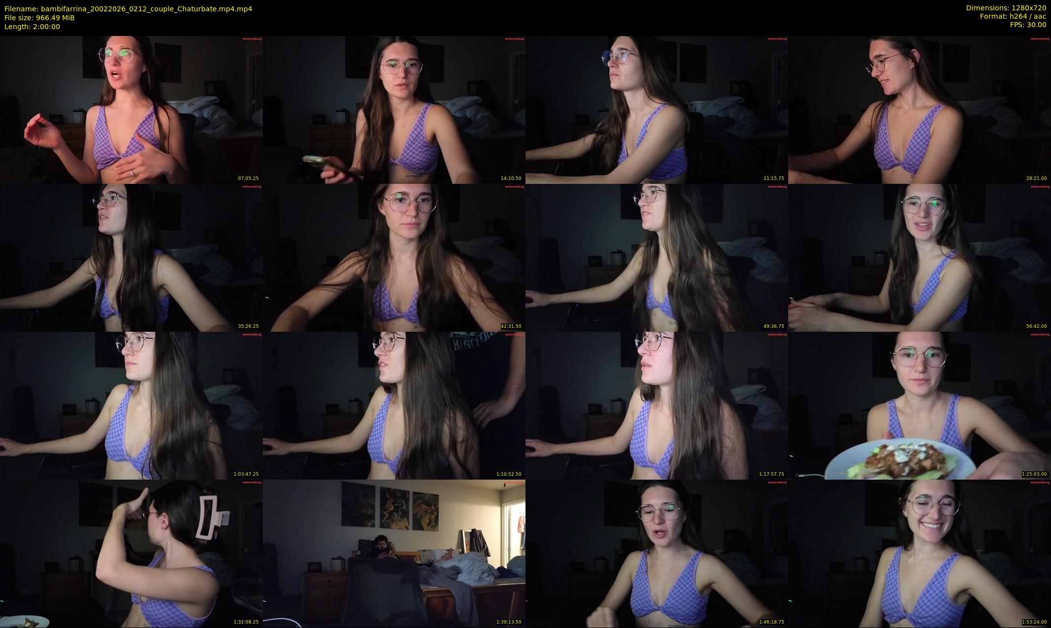 bambifarrina — 120 minute Chaturbate couple cam show recording, 720p, Feb 20, 2026