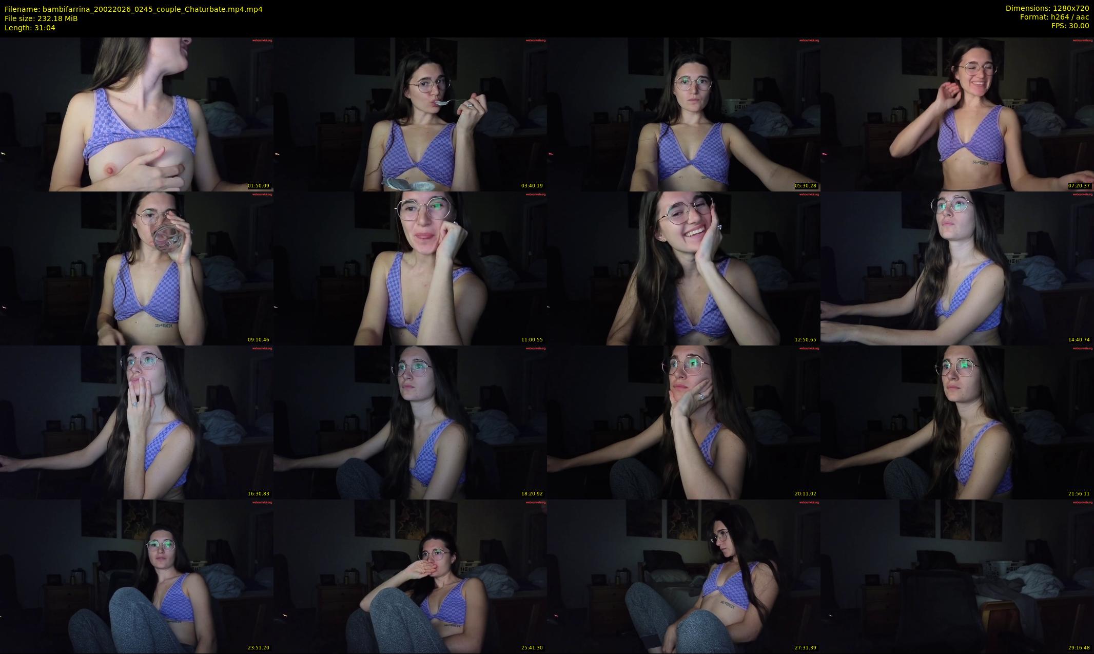 bambifarrina — 32 minute Chaturbate couple cam show recording, 720p, Feb 20, 2026