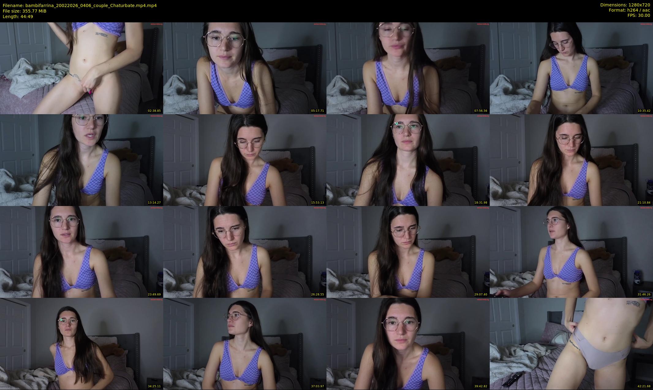 bambifarrina — 45 minute Chaturbate couple cam show recording, 720p, Feb 20, 2026