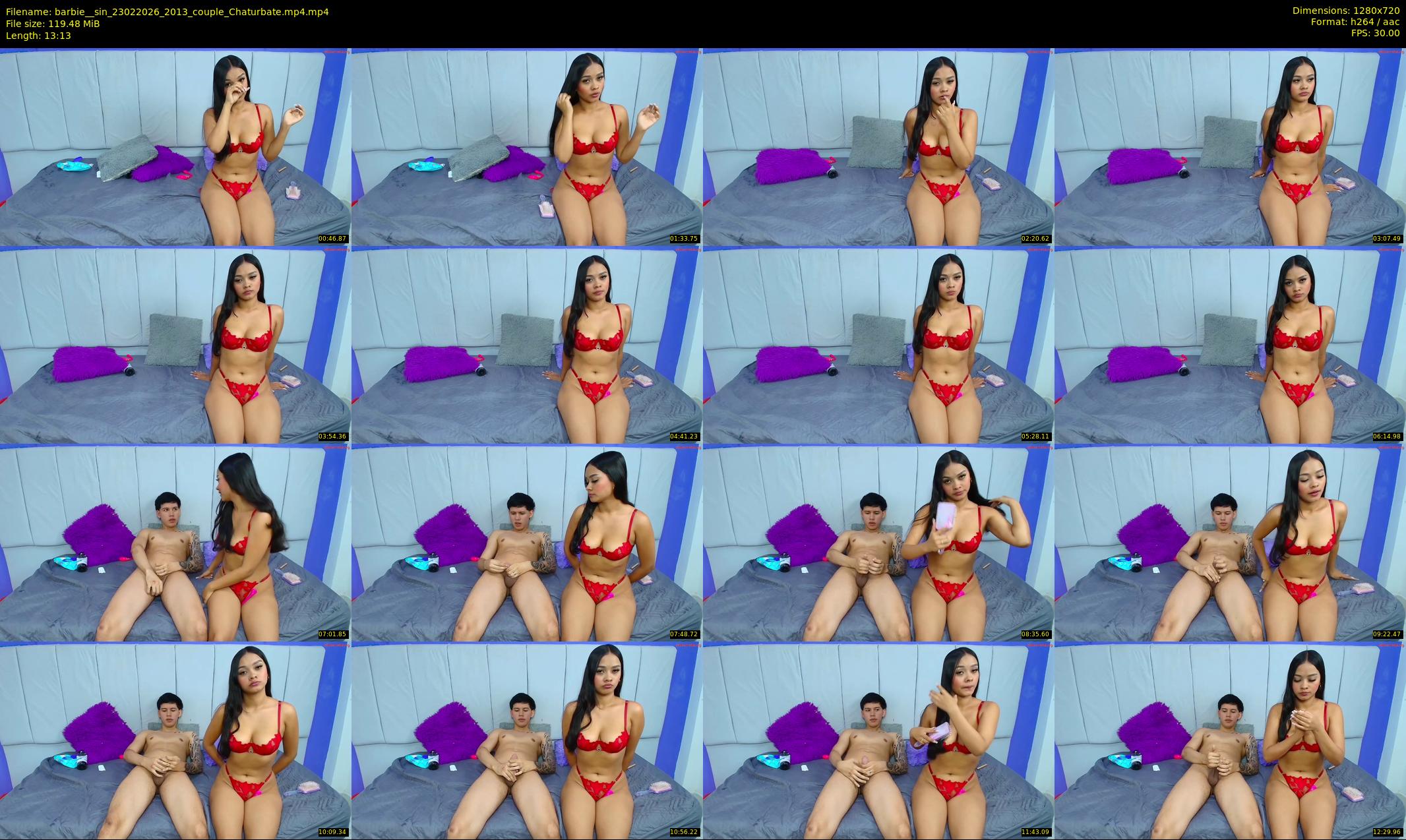 barbie__sin — 14 minute Chaturbate couple cam show recording, 720p, Feb 23, 2026
