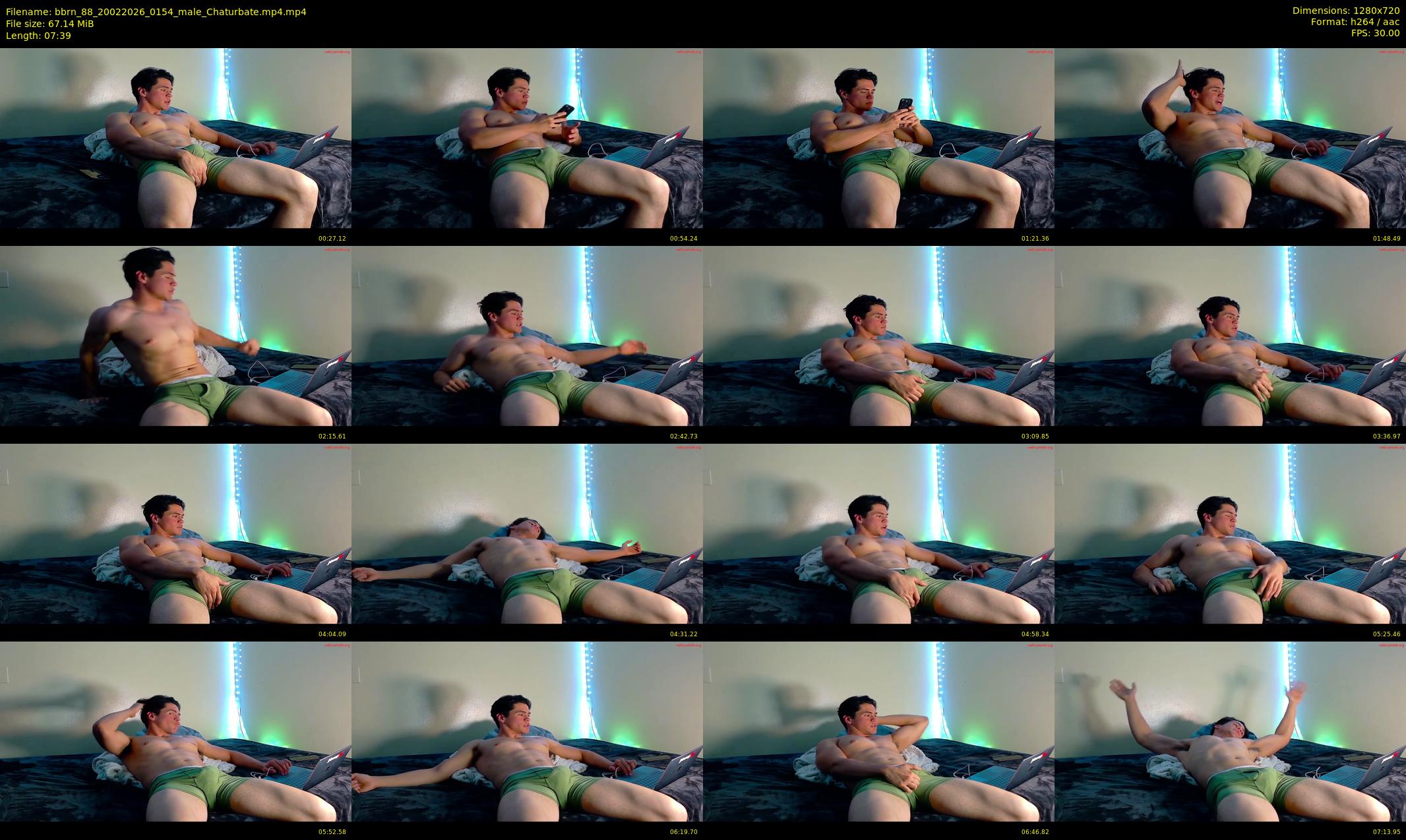 bbrn_88 — 8 minute Chaturbate male cam show recording, 720p, Feb 20, 2026