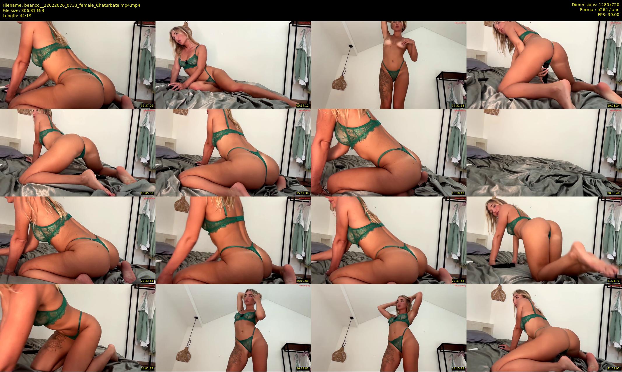 beanco_ — 45 minute Chaturbate female cam show recording, 720p, Feb 22, 2026