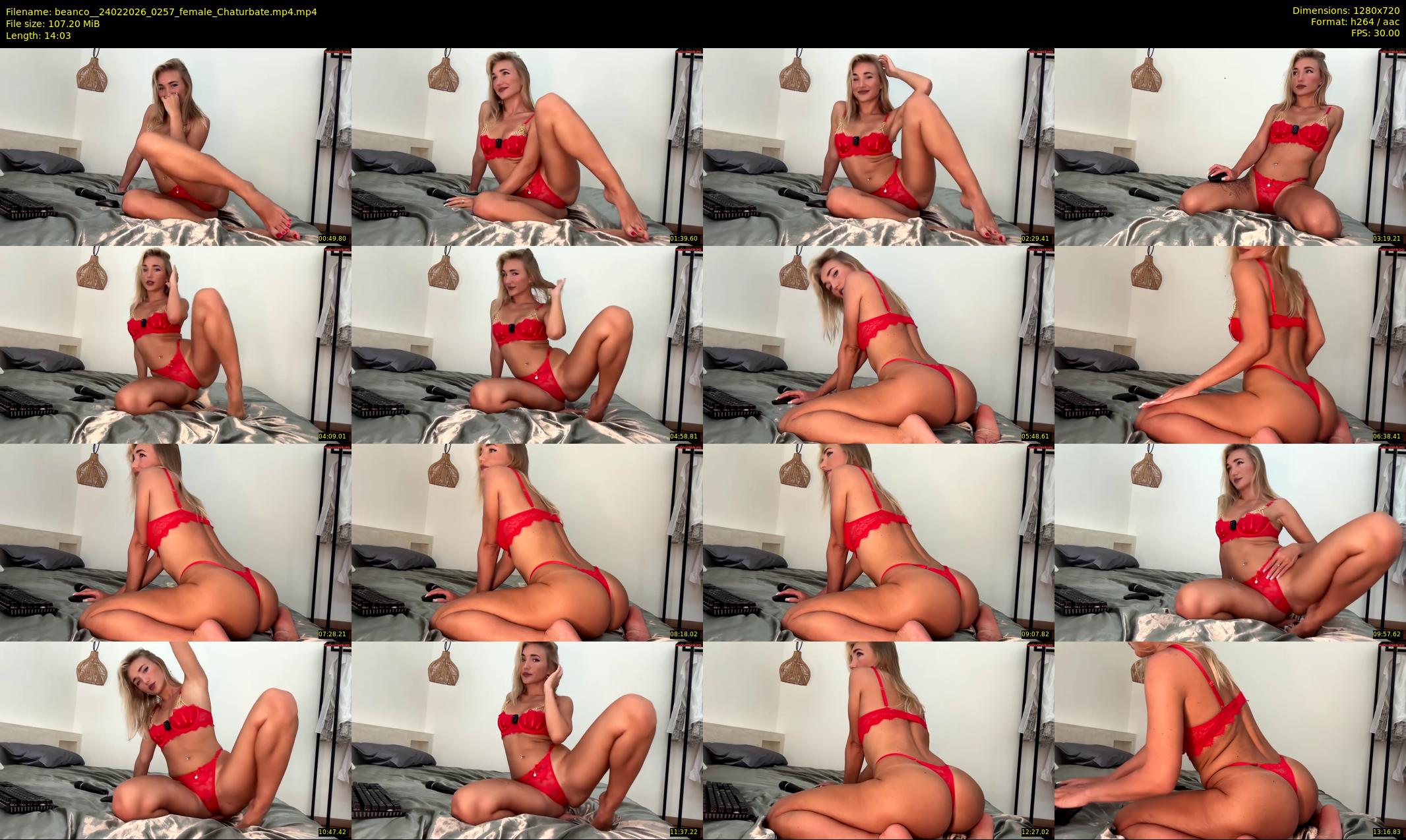 beanco_ — 15 minute Chaturbate female cam show recording, 720p, Feb 24, 2026