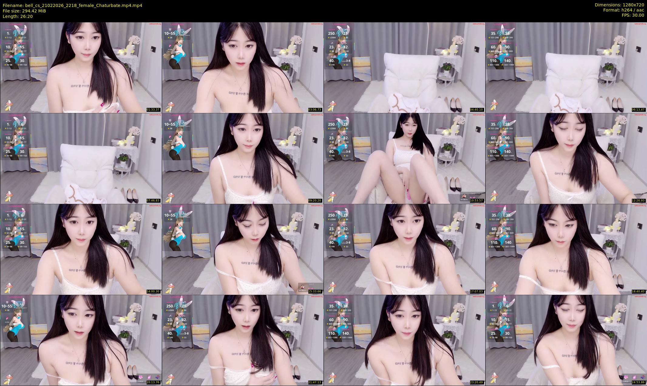 bell_cs — 27 minute Chaturbate female cam show recording, 720p, Feb 21, 2026