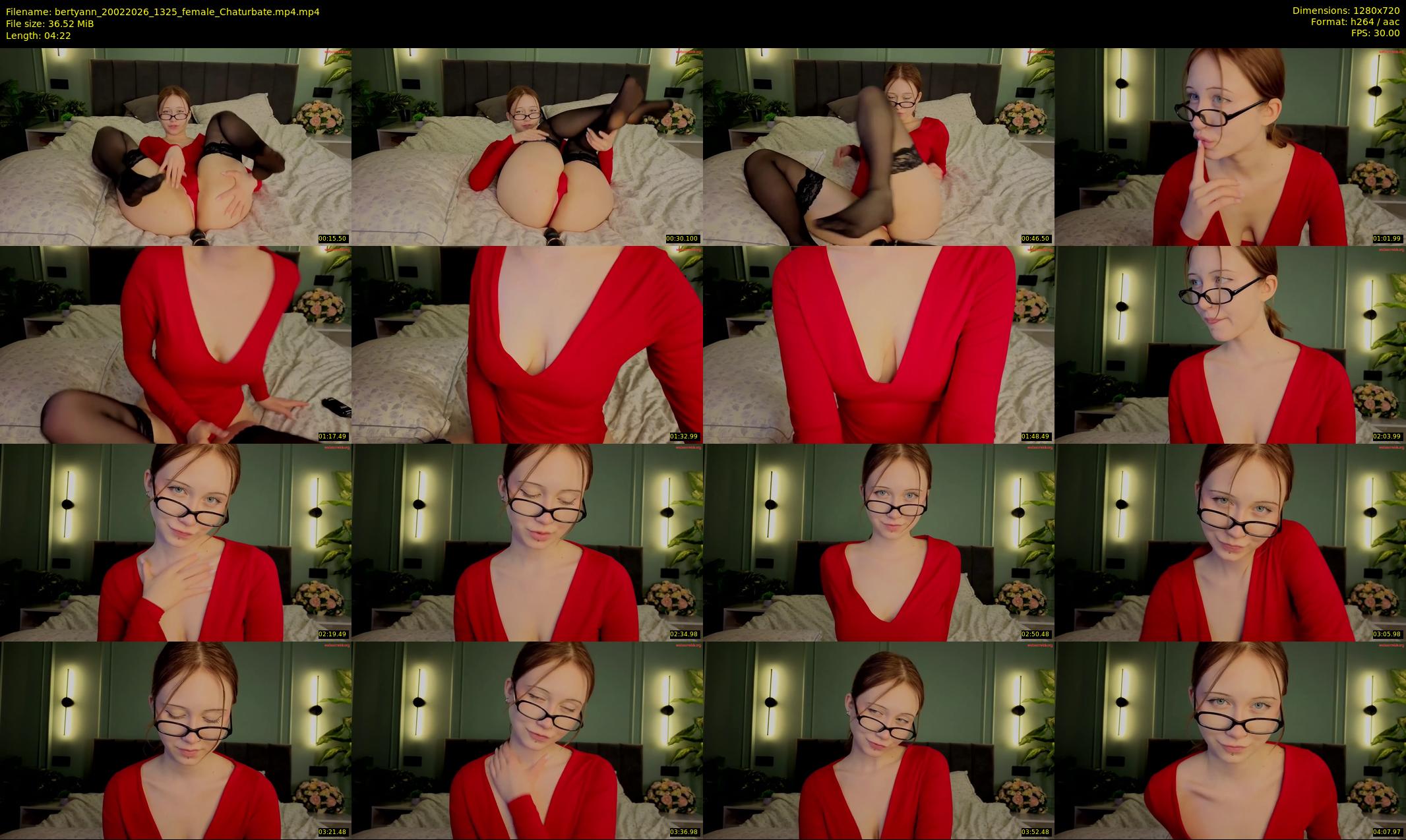 bertyann — 5 minute Chaturbate female cam show recording, 720p, Feb 20, 2026