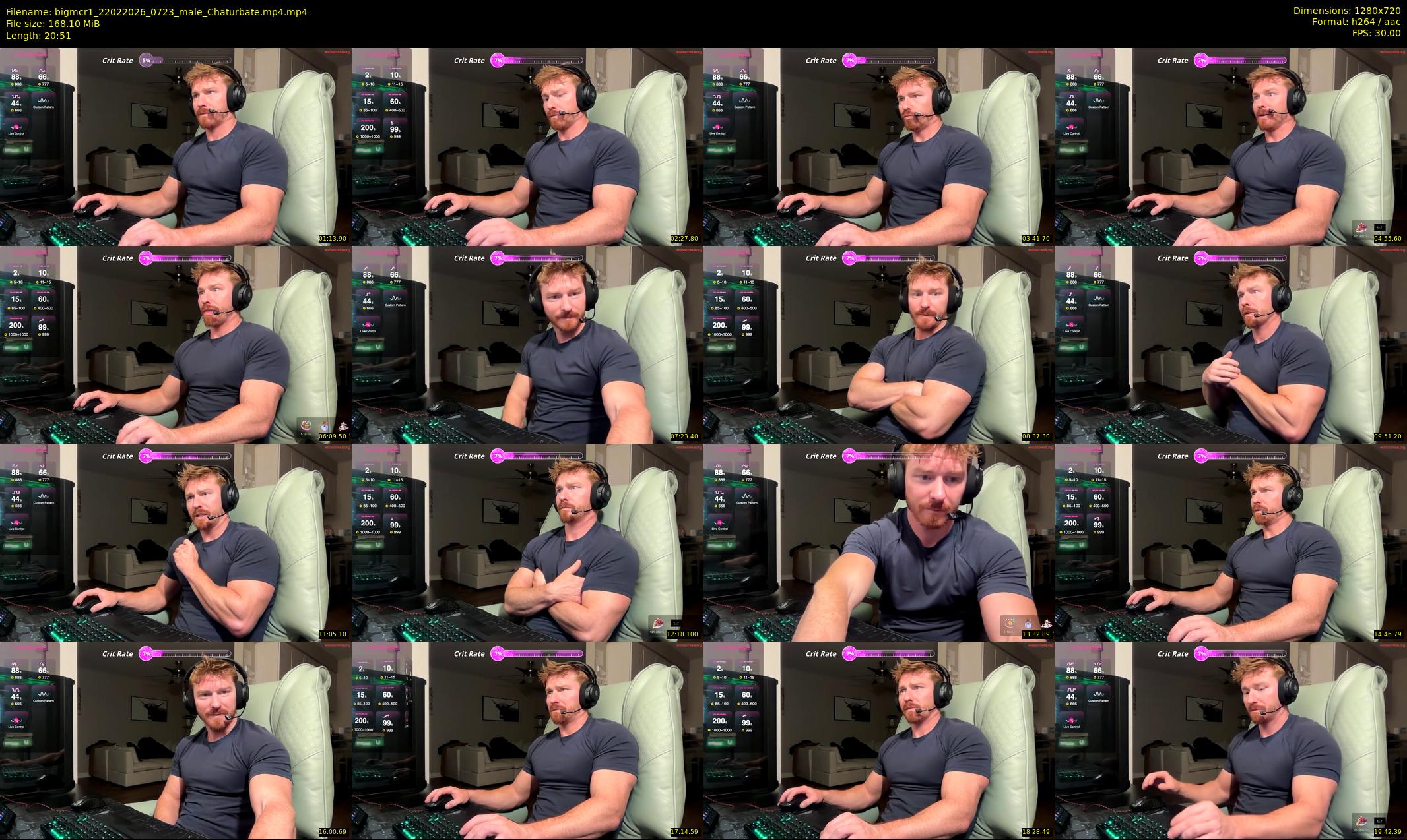 bigmcr1 — 21 minute Chaturbate male cam show recording, 720p, Feb 22, 2026