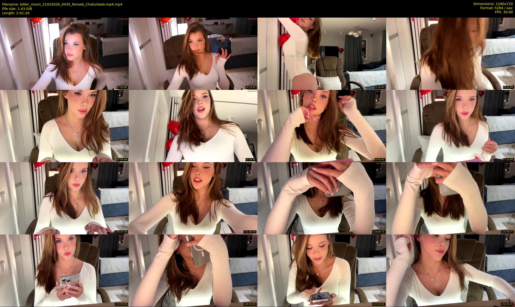 bitter_moon — 122 minute Chaturbate female cam show recording, 720p, Feb 21, 2026