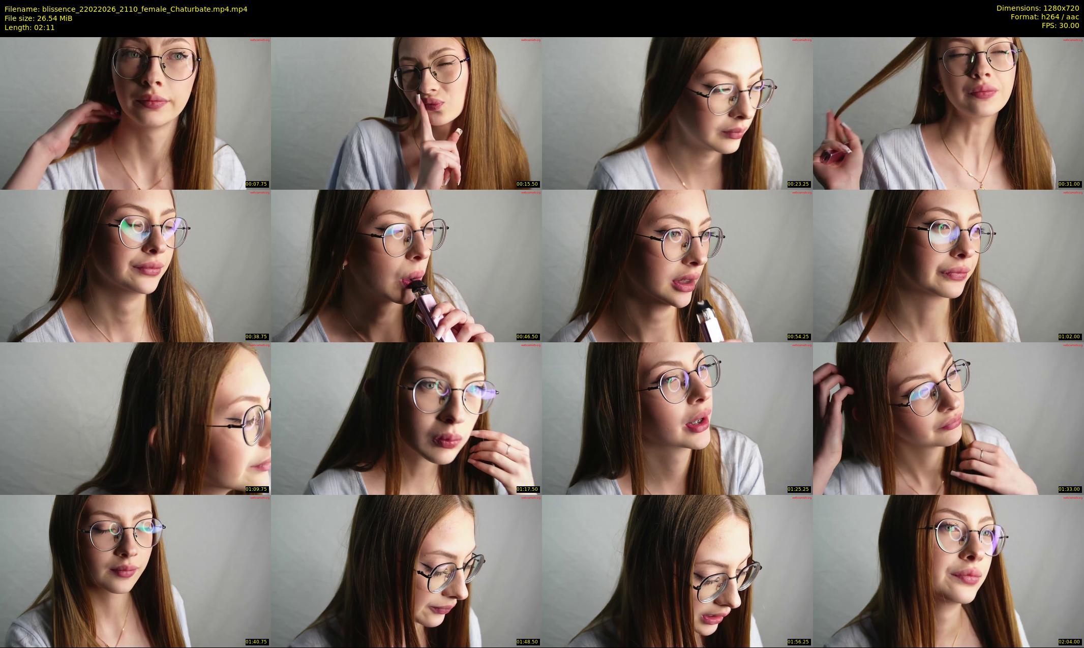 blissence — 3 minute Chaturbate female cam show recording, 720p, Feb 22, 2026