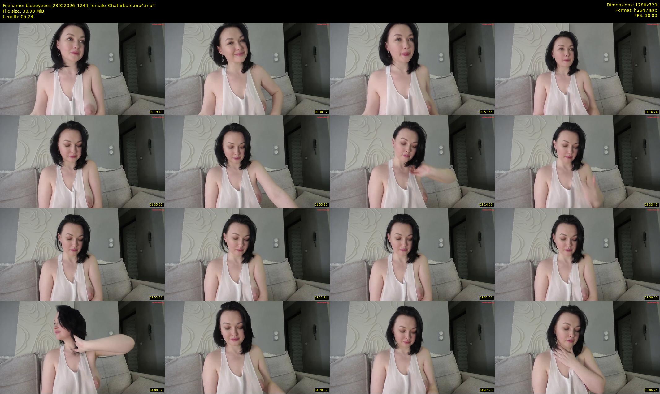 blueeyeess — 6 minute Chaturbate female cam show recording, 720p, Feb 23, 2026