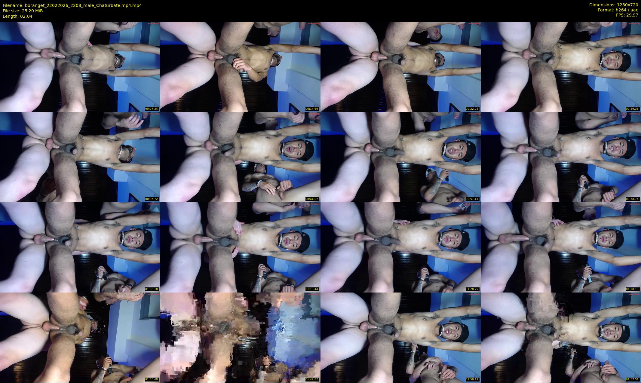 boranget — 3 minute Chaturbate male cam show recording, 720p, Feb 22, 2026