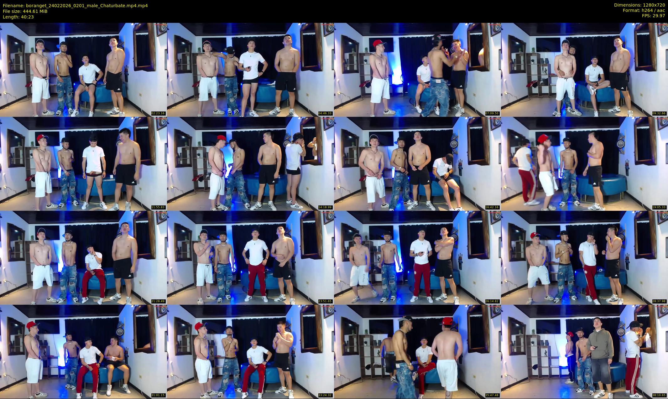 boranget — 41 minute Chaturbate male cam show recording, 720p, Feb 24, 2026