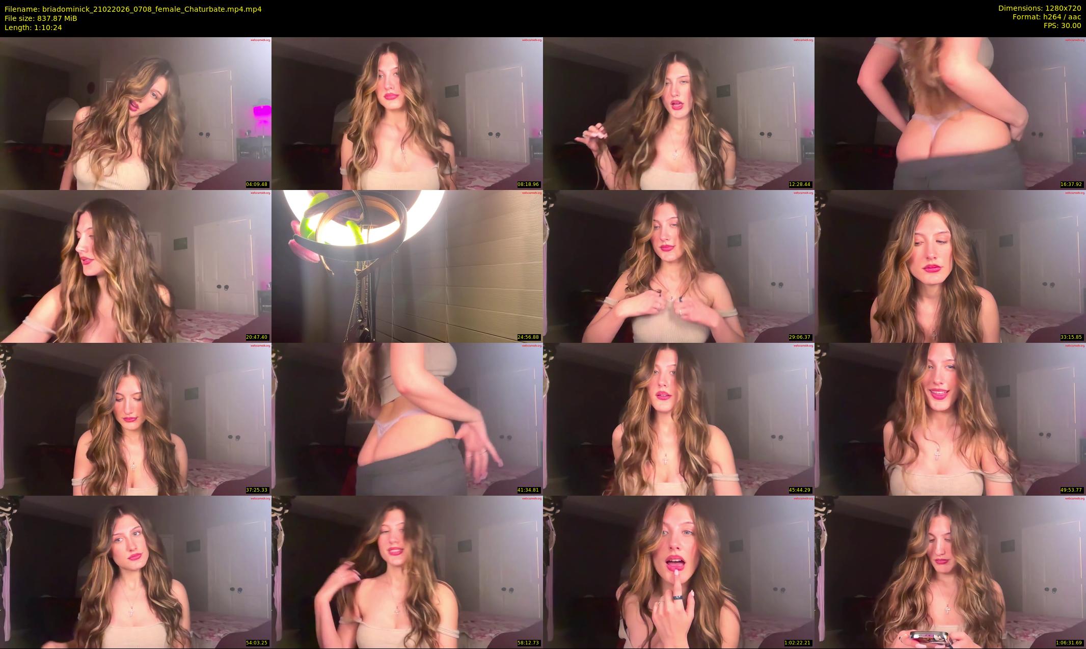 briadominick — 71 minute Chaturbate couple cam show recording, 720p, Feb 21, 2026