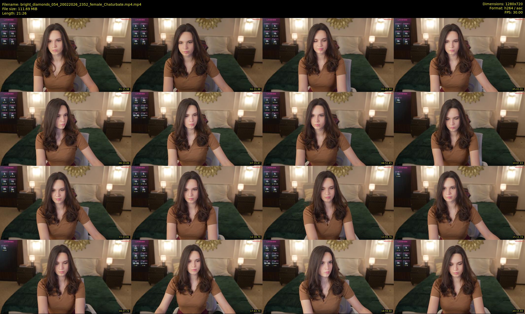 bright_diamonds_054 — 22 minute Chaturbate couple cam show recording, 720p, Feb 20, 2026