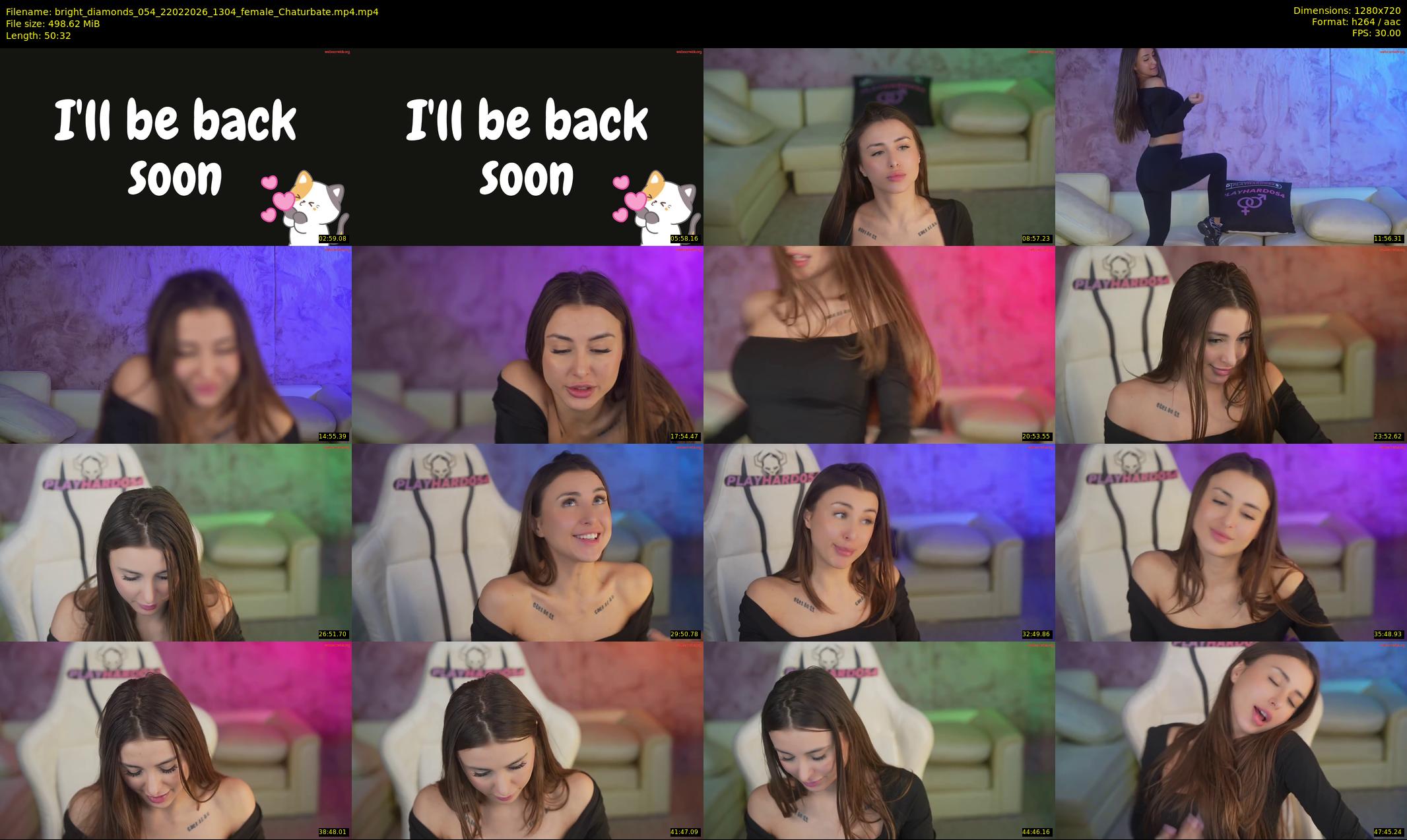 bright_diamonds_054 — 51 minute Chaturbate couple cam show recording, 720p, Feb 22, 2026