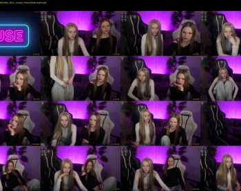 bright_diamonds_054 — 121 minute Chaturbate couple cam show recording, 720p, Feb 23, 2026