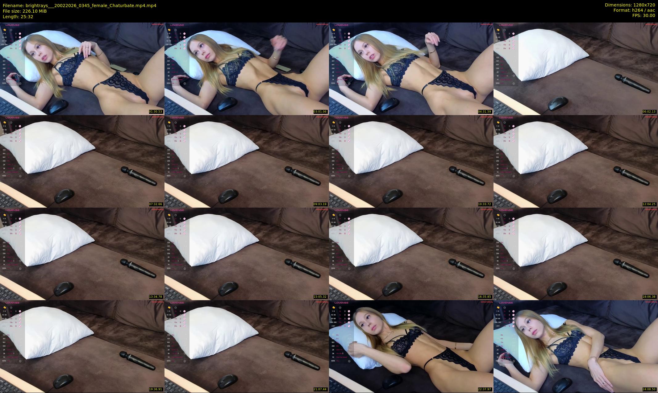 brightrays__ — 26 minute Chaturbate female cam show recording, 720p, Feb 20, 2026