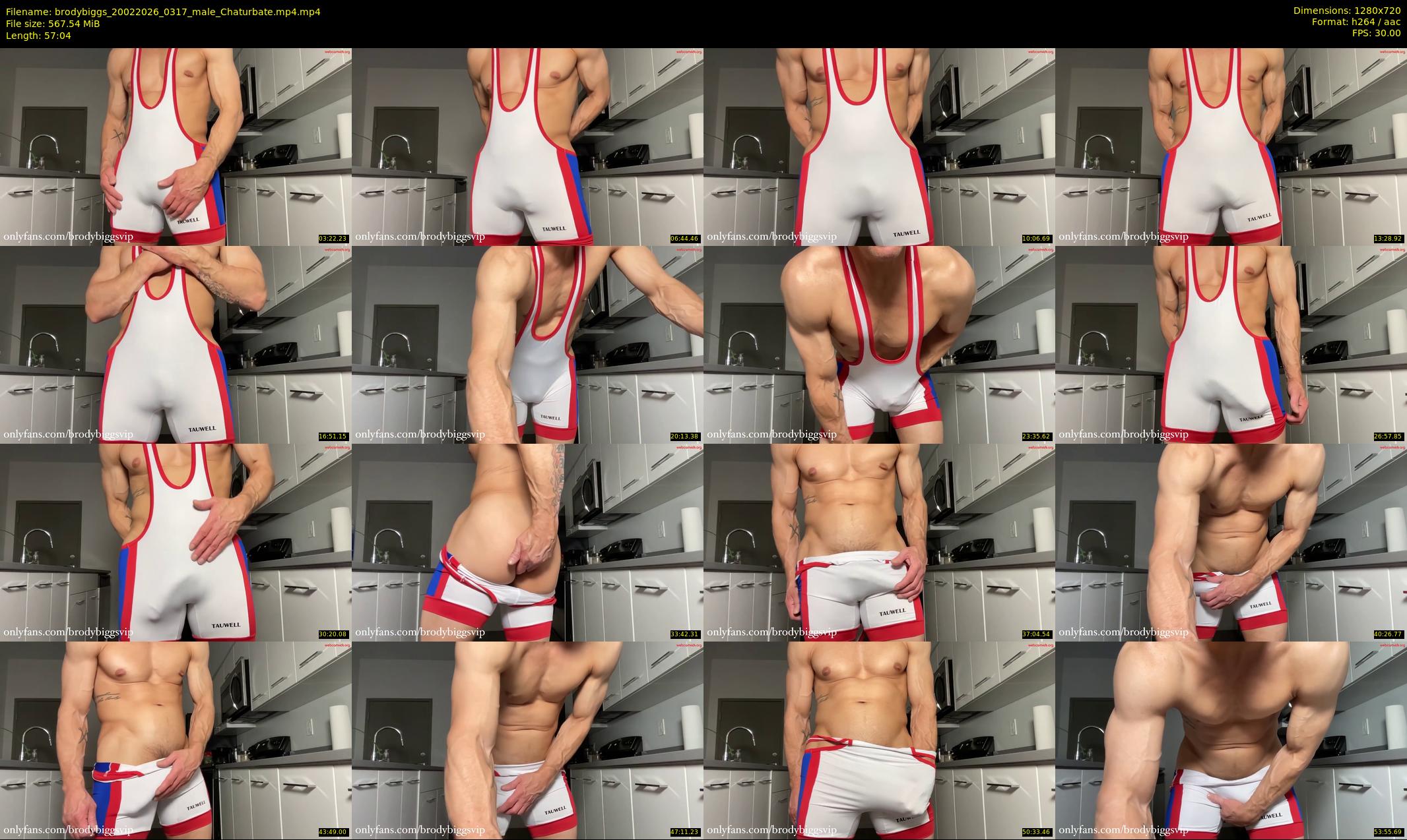 brodybiggs — 58 minute Chaturbate male cam show recording, 720p, Feb 20, 2026