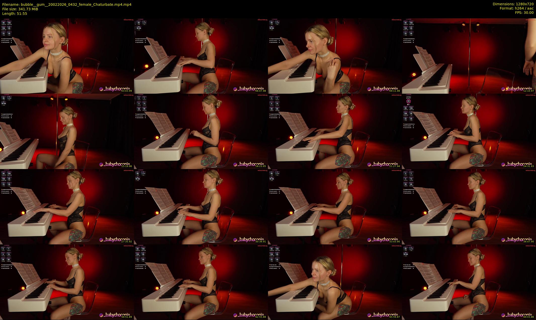 bubble__gum_ — 52 minute Chaturbate female cam show recording, 720p, Feb 20, 2026