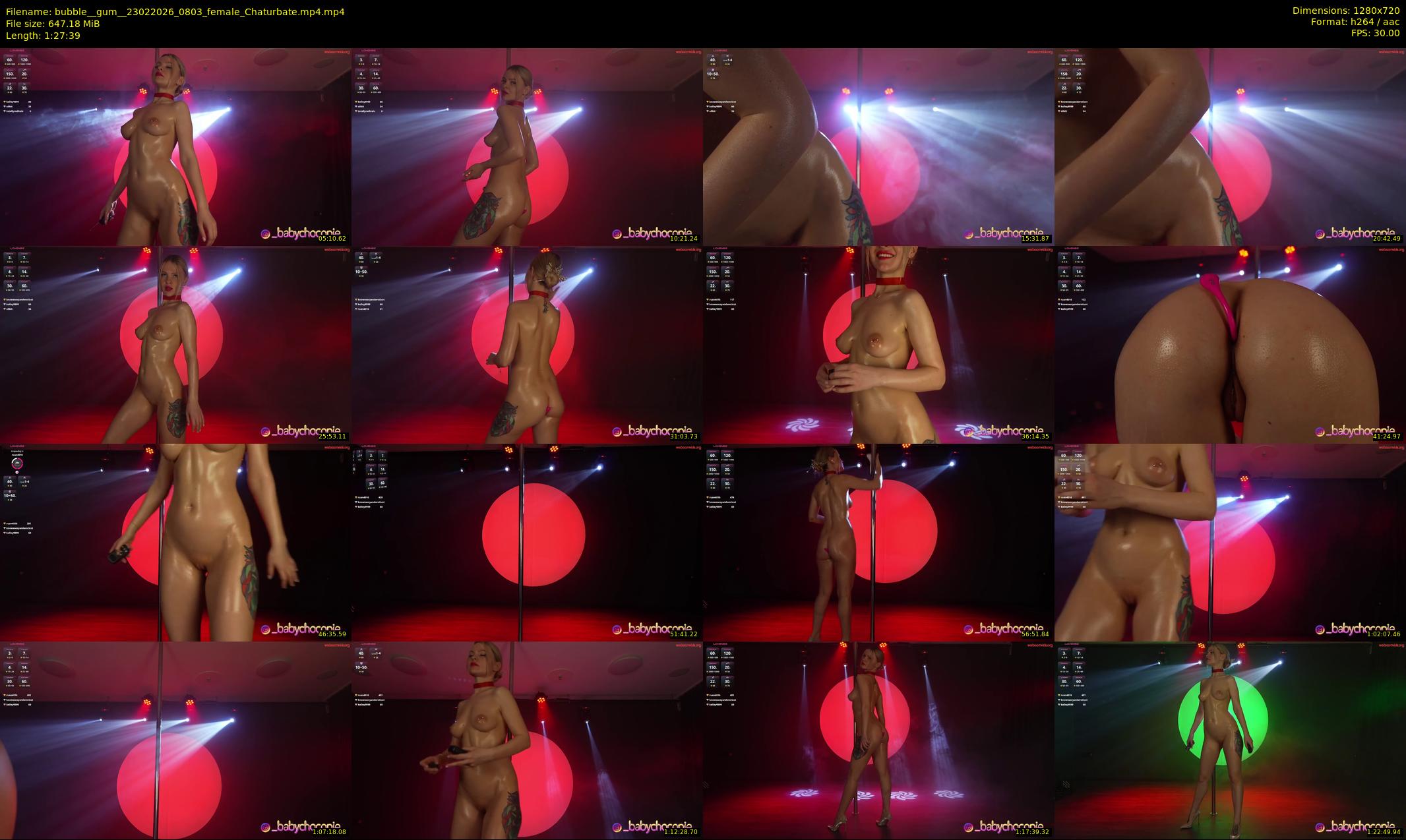 bubble__gum_ — 88 minute Chaturbate female cam show recording, 720p, Feb 23, 2026